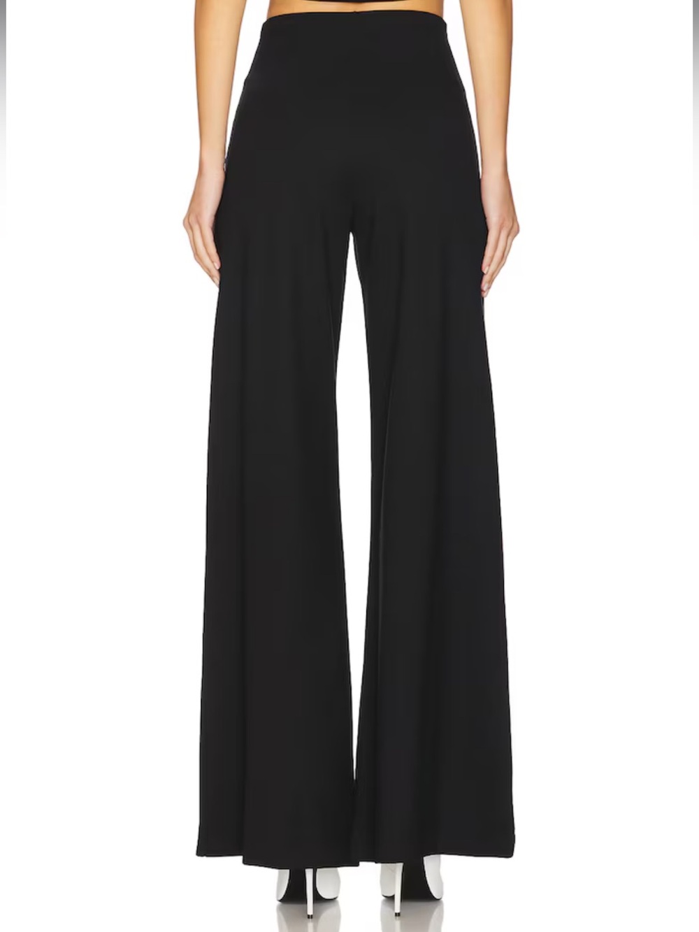 Ripley Rader Ponte Knit Wide Leg High Rise Black Pant Women’s Size S Revolve - Picture 3 of 8